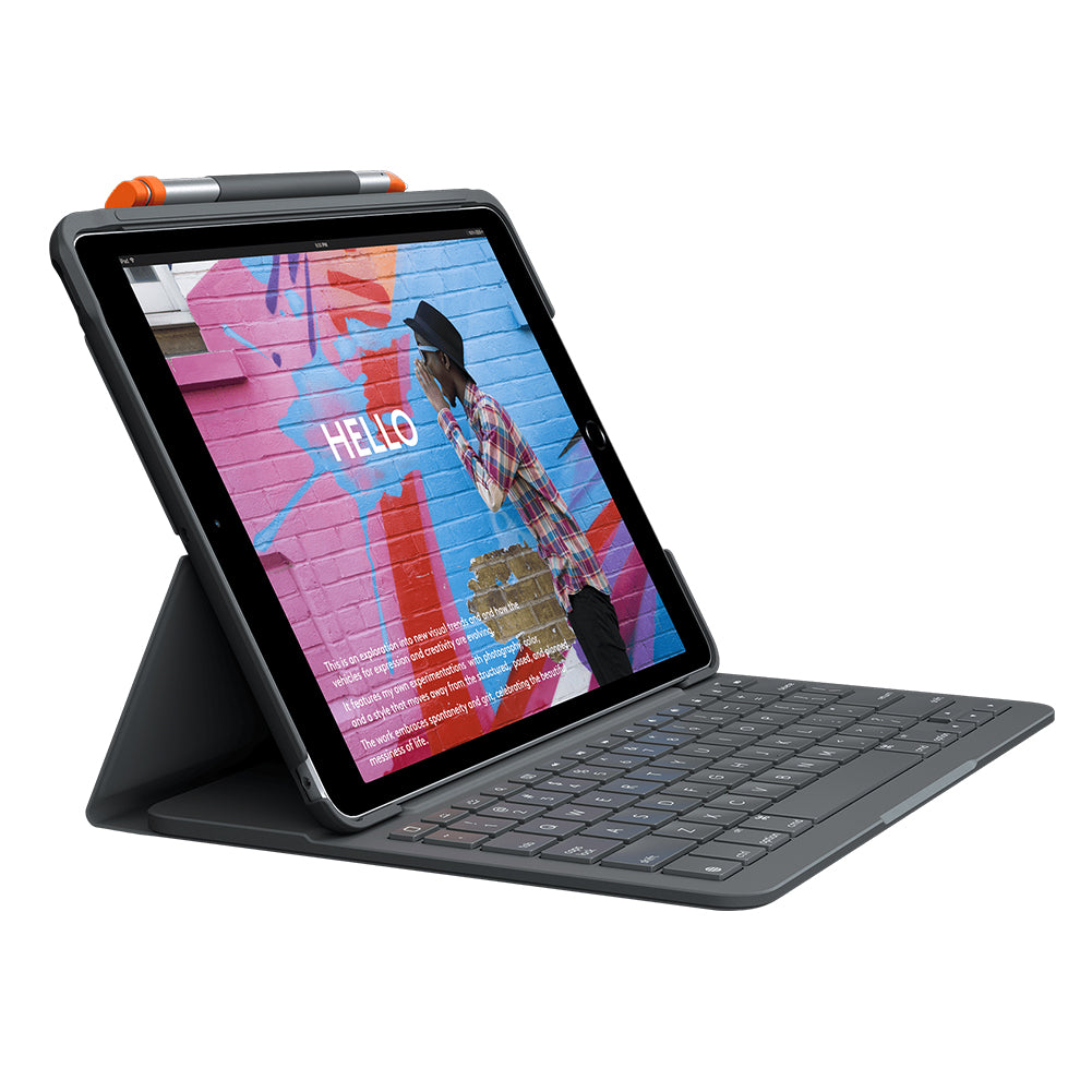 Logitech Slim Folio for iPad 7 8 9Th Generation Logitech Slim Folio for iPad 7 8 9Th Generation